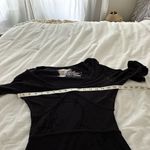 Desigual  Flower Embroidered 3D Longsleeve Vneck Dress Photo 5