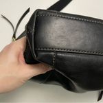 Fossil Vintage  Purse Crossbody Leather Pockets Buckle Adjustable Black Bronze Photo 12