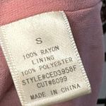 Miami  Ladies Pink Pastel Floral Flowy Short V Neck Fit & Flare Dress SZ Small Photo 5