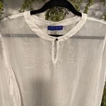 simply styled Sheer White Blouse Photo 1