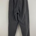 Vintage 90s Dark Grey Black High Rise Grunge Pleated Tapered Leg Trouser Pants Gray Size 8 Photo 4