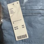 Urban Outfitters  Sari Seamed‎ Linen-Blend Halter Vest Top Ashleigh Blue Size M Photo 4