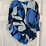 Alfani  Women’s Pull On Polyester Spandex Blouse Blue Size S Photo 1