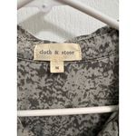 Cloth & Stone Abstract Print Button Up Long Sleeve Tunic Shirt Dress Medium Photo 4