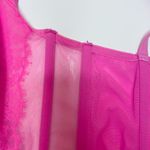Victoria's Secret Dream Angels Pink Lace Unlined Non Wired Corset Bra Top Size S Photo 11