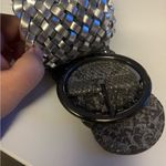 Jessica Simpson Women's Charcoal Braided leather Belt size L/XL Photo 6