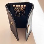 Kate Spade  Black Leather Key Ring Holder Wallet Accessory Photo 1