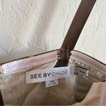 See By Chloe  Cargo-Core Khaki Green Corset Tube Ruffle Bottom Dress Photo 5