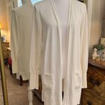 Nine West Ivory Open Front Cardigan Photo 0