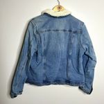 Universal Threads Universal Thread Fur Jean Jacket Photo 4
