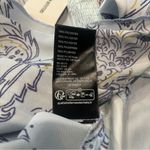 Silence + Noise NWT  UO Satin Halter Botanical Print Asymmetrical Tank XS Y2K Photo 4