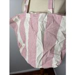Sézane Sezane Pink Cream Stripe Tote Bag Photo 7