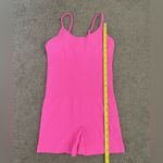 Hot Pink Bodycon Ribbed Romper Photo 8