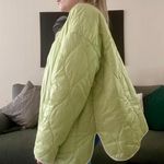 Lime Green Quilted Jacket Size L Photo 7