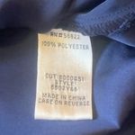 Sophie Max  Dress Medium Navy Blue Floral Print Chiffon Hi-low Sleeveless Lined Photo 3