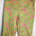 Vintage Lauren Ralph Lauren‎ Paisley Pants Pink Size 4 Photo 7