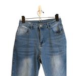 SheIn Blue Cotton Blend Wide Leg Flare Casual Denim Jeans Women Sz 27 Photo 2