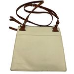 Dooney & Bourke Women's Triple Zip White Leather Crossbody Bag Photo 2