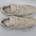 Michael Kors Olympia Metallic Logo Jacquard Trainer Cream Gold Women's 10M NIB Photo 7