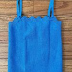 Princess Polly Scalloped Cropped Tank Top Photo 0