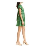 byTiMo Floral Jacquard Babydoll Mini‎ Dress Emerald Green Size XXL NWOT Photo 4