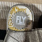 Fly London  Yala Peep Toe Ankle Strap Wedge Platform Sandal Women 39 8-8.5Pewter Photo 1