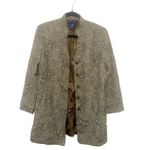 Karen Scott  Paisley Print Button Front Jacket‎ Career Office Coat Size 14 Photo 1