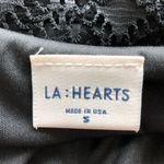 LA Hearts  Black Diamond Lace Overlay Crop Top S Photo 6