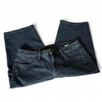 Nine West Knee length Dark wash denim shorts Size 10 Photo 3