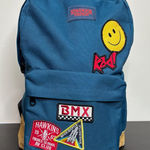 Netflix Stranger Things Backpack  Blue Tan BMX Limited School Bag Rare Loungefly Photo 0