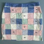 Vineyard Vines NWT Margo Patchwork Seersucker Logo Cotton Skirt Photo 0