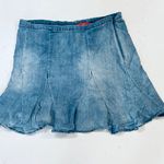 Chelsea & Violet Frayed Mini Denim Skirt • Size L Size L Photo 6