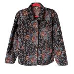 Chico's Women's Floral Tapestry Jacket Multicolor Size 2 Photo 0