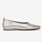 Franco Sarto  Vana Ballet Flat, Silver, Size 9 Wide, NWT Floor sample Photo 1