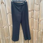 Tahari Dark Gray Pin Striped Woman’s Two Piece Suit Size 8 Photo 2