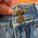 Chazzz Denim Shorts with Floral Embroidery Size 3 Blue Photo 2