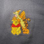 VTG 90s Pooh & Tigger Embroidered Crewneck Sweatshirt Adult Large Made in USA Blue Photo 1
