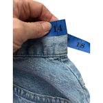 Vintage Classic Denim A Line Midi Skirt Light Wash American Profile Womens 6 8 Blue Photo 5