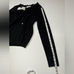 Mango Black Scalloped Cardigan 🖤 NEW WITH TAGS🏷️ Photo 8