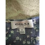 Gilli Women's Blue Floral Short Sleeve Romper Size M Casual Spring Size M Photo 2