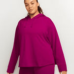 Nike Yoga Dry-FIT Women's Plus Size Hoodie Dynamic Berry Size 3XL Photo 0