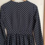 Brooks Brothers Lace-Trimmed Polka-Dot Satin Dress Photo 10