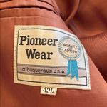 Vintage PIONEER Wear Brown leather Jacket 42L Size undefined Photo 6