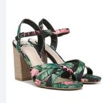 Fergalicious Black and Pink Heels with Chunky Block Heel size 8 tropical Photo 0