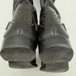 Tory Burch Colton Leather Equestrian Riding Knee High Zip Up Boots Black Size 8 Photo 6