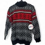 American Vintage vintage 90s 1990s retro  NEW American Pride red + black vintage 80s sweater Photo 4