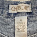 Cherokee Vintage Y2K  Jean Shorts With Floral Embroidery Photo 4