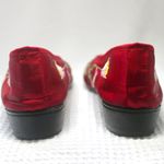 Xingqiu Red Chinese Embroidered Floral Shoes Ballet Flats Slippers 36 Size 6 Photo 6