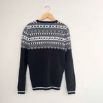 ASOS  Design Knitted Fairisle Sweater Winter Christmas Print Size Small Photo 3