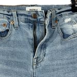 Pistola  SZ 26 Jeans Distressed Frayed Hems Mid-Rise Light Wash Whiskered Blue Photo 3